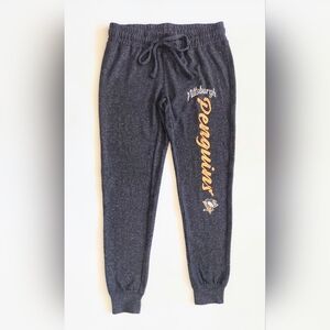 Sideline Apparel Sleepwear Pittsburgh Penguins NHL Joggers Womens Size Small